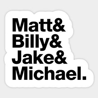 Melrose Place Men Sticker